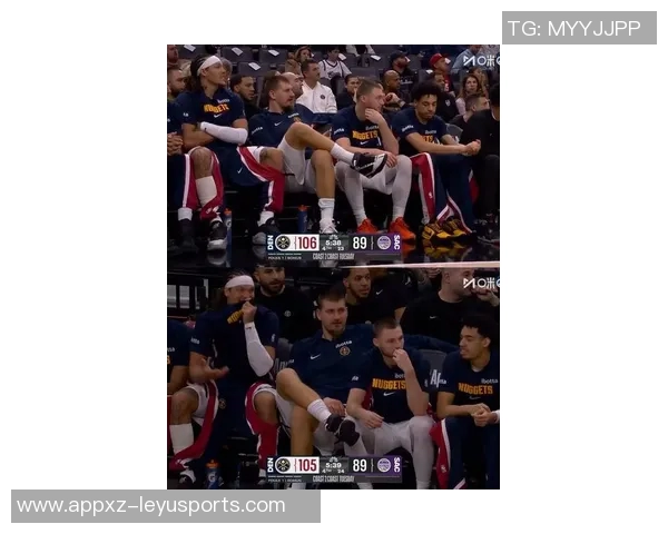 约基奇在亚当斯防守下表现低迷15分钟内仅得6分3助正负值惨淡13